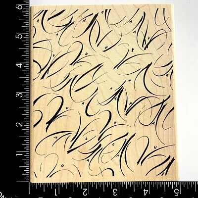 Sello de goma montado en madera JudiKins Brush Stroke Background 2148J Foto 1 de 3