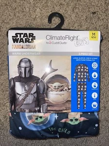 Boys Size M 8/10 Star Wars Mandalorian Climate Right Warm Underwear 2-Piece Set - Picture 1 of 3