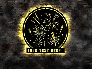 LED Schild Feuerwerk Feuerwerker Pyrotechnik Pyrotechniker Batteriefeuerwerk - Bild 1 von 1