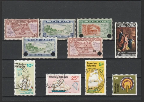 TOKELAU ISLANDS Topical & Commemorative MH* & Used Stamps 18664 Cover