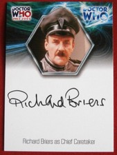 DR WHO - RICHARD BRIERS - Chief Caretaker - Personally Signed Autograph Card