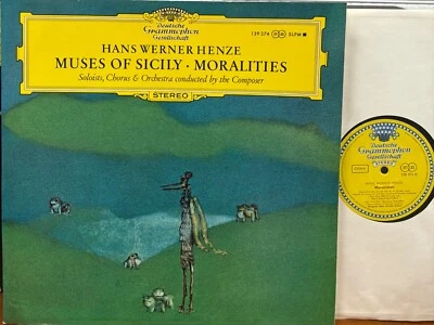 Hans Werner  Henze, Muses of Sicily, Moralities, German DG Large Tulip - Image 1 of 3