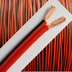 25m rot schwarz LiYz 2 x 1,0mm² Kabel Litze Zwillingslitze 2-adrig 25 Meter - Picture 1 of 1
