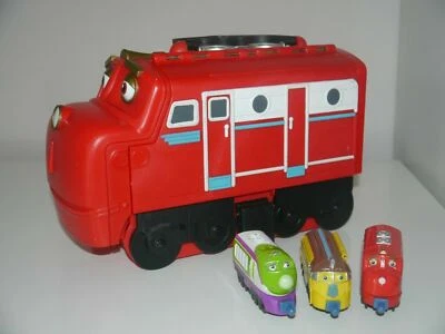 Chuggington Wilson Carry Case & 3 Die Cast Trains Wilson Koko Frostini _ 19 _ - Image 1 of 4