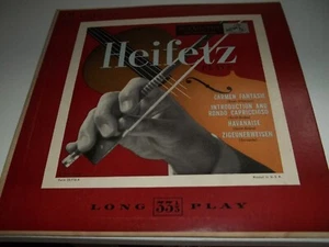 Jascha HEIFETZ PLAYS Original 1953 RCA Victor Red Seal 10" lp - Imagen 1 de 2