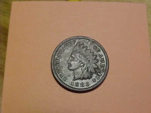1031a) 1883 Indian Head Cent - AU - Starts at $20.00 - Picture 1 of 6