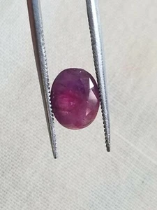 1.55 Ct Natural Purple Sapphire Batakundi Unheated Oval Shape Loose Gemstone - Picture 1 of 4