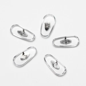 hdhut Clip-On Nose Piece Pads for RayBan Aviators RB3025 3026 Clear Slot-In - Picture 1 of 4