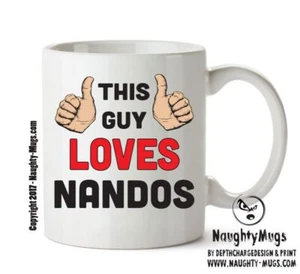 This Guy Loves Nandos Personalised ADULT OFFICE MUG - Picture 1 of 1