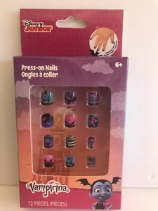 Disney Vampirina Pressa sulle Unghie Bambina Set 12 Pezzi NUOVO - Foto 1 di 4