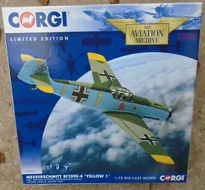 Corgi 1/72 Bf 109E Luftwaffe Yellow 1 Gerhard Schopfel Battle of Britain AA28004 - Picture 1 of 5