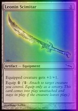 Magic the Gathering MTG Leonin Scimitar (193) Mirrodin   LP FOIL