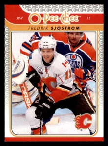 2009-10 O-Pee-Chee #705 Fredrik Sjostrom Calgary Flames - Picture 1 of 2
