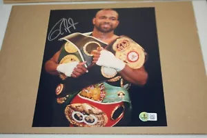 ROY JONES JR SIGNED HANDSIGNIERT 8x10 FOTO FEIER POSE 3 BECKETT ZERTIFIZIERT - Bild 1 von 1