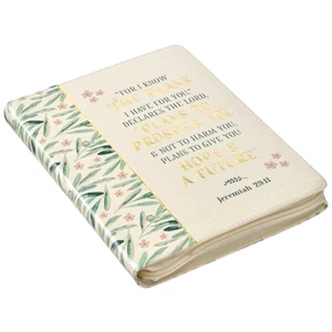 Christian  GIFT: Journal + Zipper, 335 Pages different Bible verses each page - Picture 1 of 4