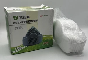 3200 Dustproof Half Mask Respirator For Painting DIY With Replacement Filters - Picture 1 of 4