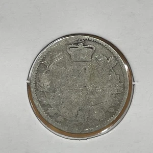 1858-1901 Canada 10 centesimi 92,5% sterlina F3211 - Foto 1 di 2
