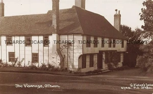 1935 OTHAM The Vicarage Maidstone Kent photo postcard - Picture 1 of 2
