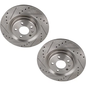 Rear Brake Disc Rotors for Audi A4 Quattro allroad Q7 Q5 A7 Sportback A6 PHEV A5 - Picture 1 of 3
