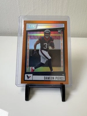 2022 Panini Score Dameon Pierce RC First Down PARALLEL SSP #'d/10 Texans - Image 1 of 2