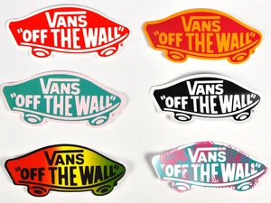 Vans Off The Wall  4 in x 1.875in  Decal Classic Skateboard Assorted Designs - Picture 1 of 13