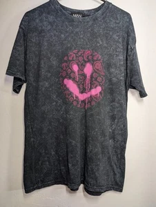 BoohooMan Medium Emoji Gesicht Grafik T-Shirt - Bild 1 von 5