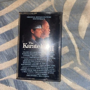 The Karate Kid Part II Original Motion Picture Soundtrack Vintage Cassette Tape - Picture 1 of 3
