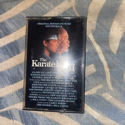 The Karate Kid Part II Original Motion Picture Soundtrack Vintage Cassette Tape - Image 1 of 3
