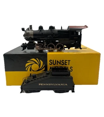 Ho Scale brass engine Sunset Models Prestige Series 0-6-0PRR 3231 - Image 1 of 4