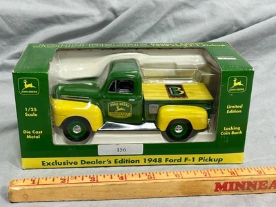 John Deere 1948 FORD F-1 Pickup 3I Show Garden City Kansas 1:25 Speccast 156 - Image 1 of 4