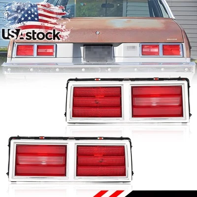 Juego de montaje de lámpara de luz trasera de lente roja con juntas para Chevy II Nova 1975-1979 Foto 1 de 4