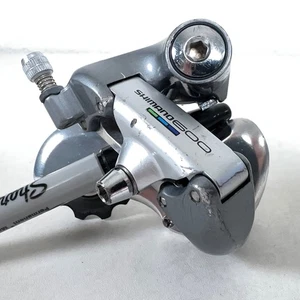 Vintage Shimano 600 RD-6400 Tri Color Rear Derailleur 7 Speed SIS - Picture 1 of 7
