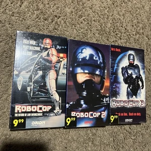 Robocop 1 2 3 VHS Brand New Sealed - Picture 1 of 12