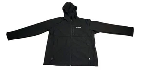🔥Columbia Para Hombre Negro Ascender Softshell Chaqueta con Capucha Talla XL WM6045 Hermosa - Imagen 1 de 7