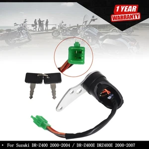 Fit For Suzuki Ignition Key Switch 2000-2007 DRZ400E DR-Z400E DRZ400 US - Picture 1 of 10