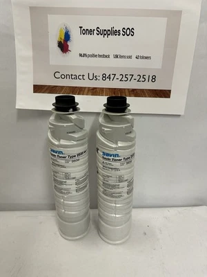 OEM SAVIN 2 TONERs TYPE 2535 BLACK 885248 - Image 1 of 3