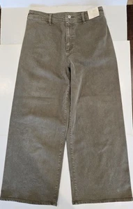 Women's High Rise Sailor Wide Leg fitted Hip Relaxed Universal Thread Size 12 - Picture 1 of 10
