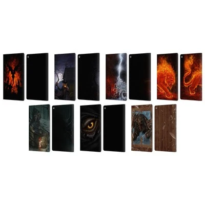 FUNDA BILLETERA LIBRO CUERO HORROR 3 OFICIAL CHRISTOS KARAPANOS PARA AMAZON FIRE Foto 1 de 4