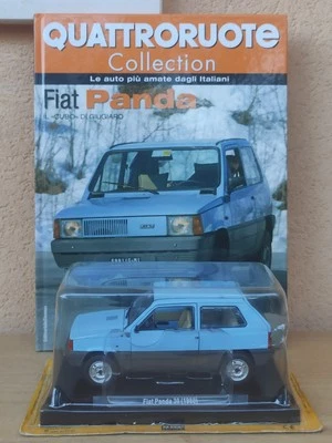 Fiat Panda 30 1980 Modellino Quattroruote Collection 1/24 Fabbri editori + Libro - Immagine 1 di 4