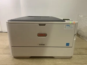 OKI C332DN DUPLEX NETWORK 30PPM A4 COLOR LED USB NETWORK DUPLEX PRINTER - Picture 1 of 10