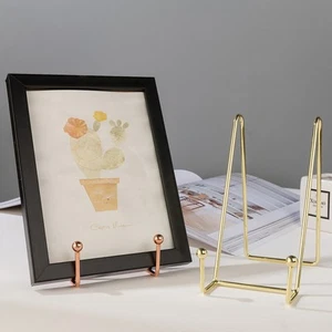 2 Pcs Fotoständer Büro Eisenhalterung Für Den Schreibtisch Buchdisplay -Rack - Bild 1 von 11