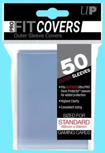50 ULTRA PRO STANDARD OUTER CARD SLEEVE COVERS Double Oversleeve Deck Protectors - Picture 1 of 2