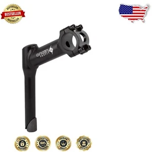 Pro Fit 110mm Forged Aluminum ATB Stem - Lightweight Black Bike Component - Picture 1 of 2