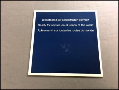 1966 BMW police Car and Motorcycle Bike Vintage Sales Brochure Catalog 2000 1800 Foto 1 de 4