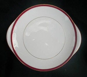 Minton. Saturn. Rojo. Plato de Tarta - Imagen 1 de 2