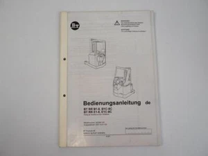 BT RR B1-8 B1C-8C E1-8 E1C-8C Schubmaststapler Bedienungsanleitung 2007 - Bild 1 von 2