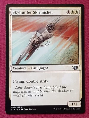 Magic The Gathering COMMANDER 2014 C14 SKYHUNTER SKIRMISHER white card MTG - Image 1 of 2