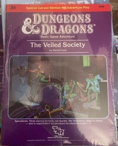 Dungeons & Dragons The Veiled Society B6 1984 TSR Neu meist in original Plastik - Bild 1 von 2