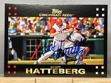 2016 Topps Auto #A65-SH Scott Hatteberg Cincinnati Reds 0588