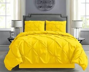 New 8PC. Pintuck Comforter Set - All Sizes - with Matching Bed Sheet and Shams! - Picture 1 of 10